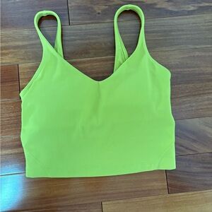 Lululemon Athletica Neon Yellow Tank Top